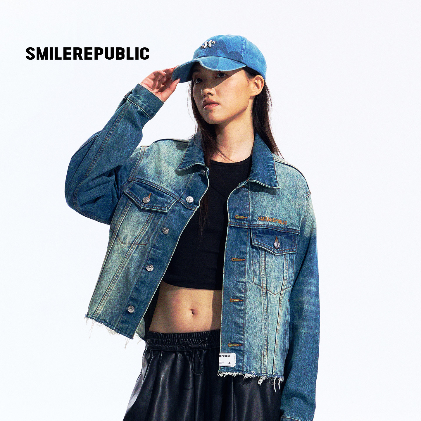 Smilerepublic水洗牛仔夹克秋款