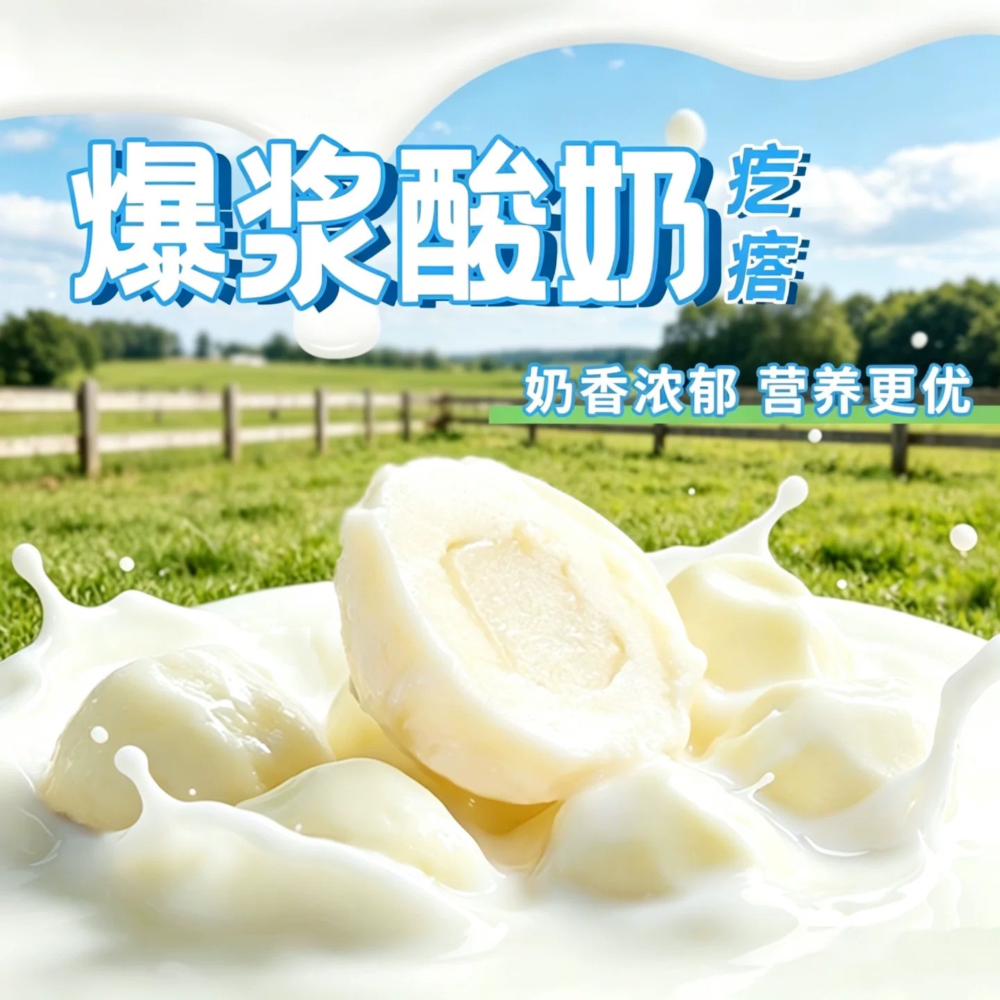 活动促销【立减50】爆浆酸奶包子零食休闲儿童零食风味奶制品N