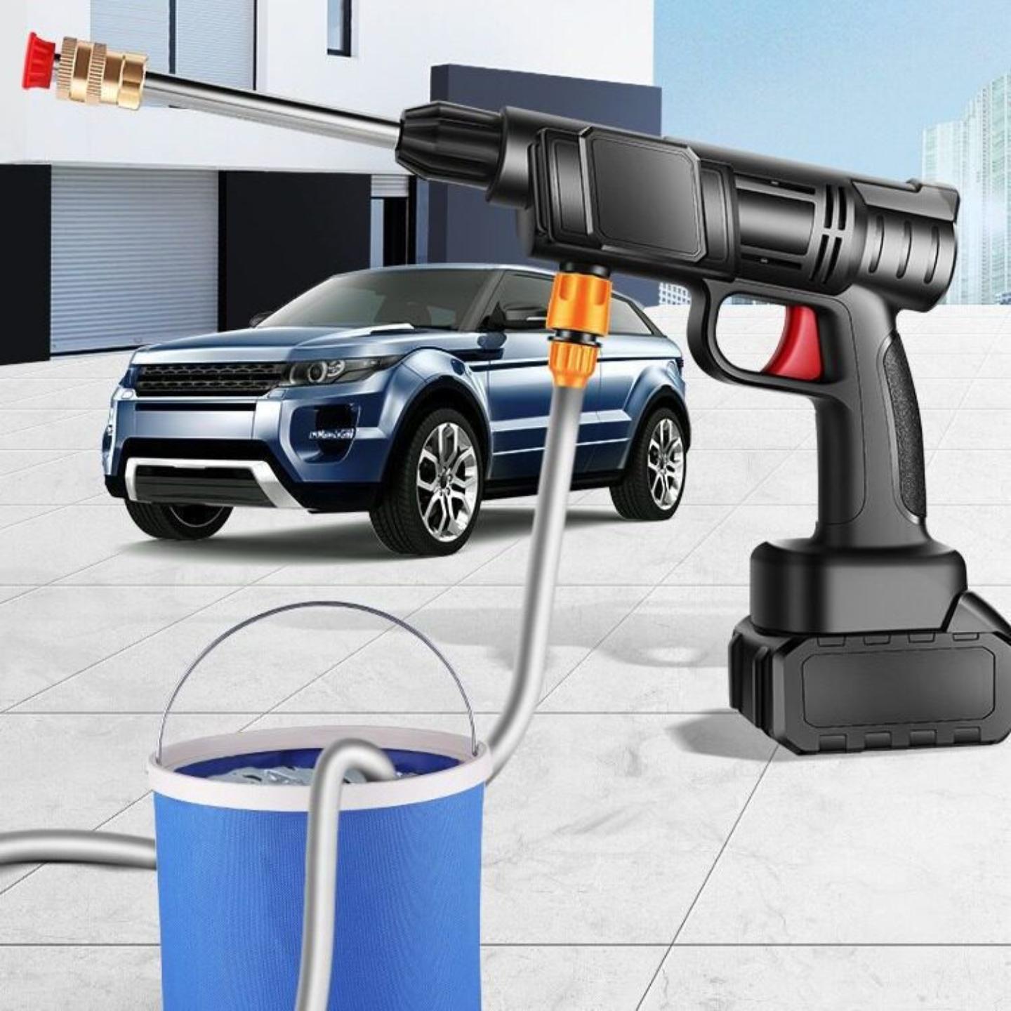新式水枪电动喷雾器农用高压洗车