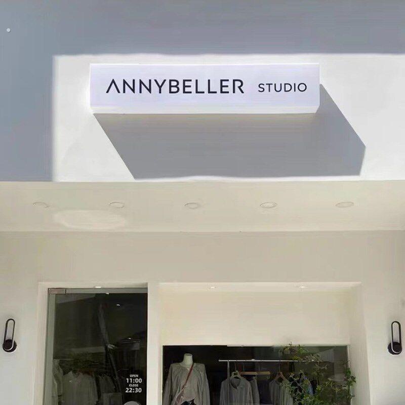 压克力灯箱广告牌门头发光招牌展示牌网红号码牌匾店招定做挂墙式