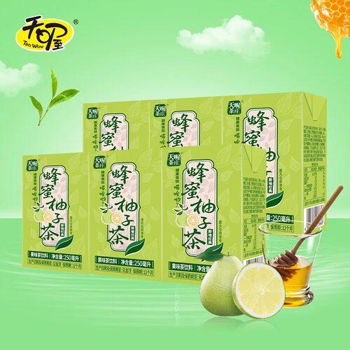 天喔蜂蜜柚子茶清爽6盒装