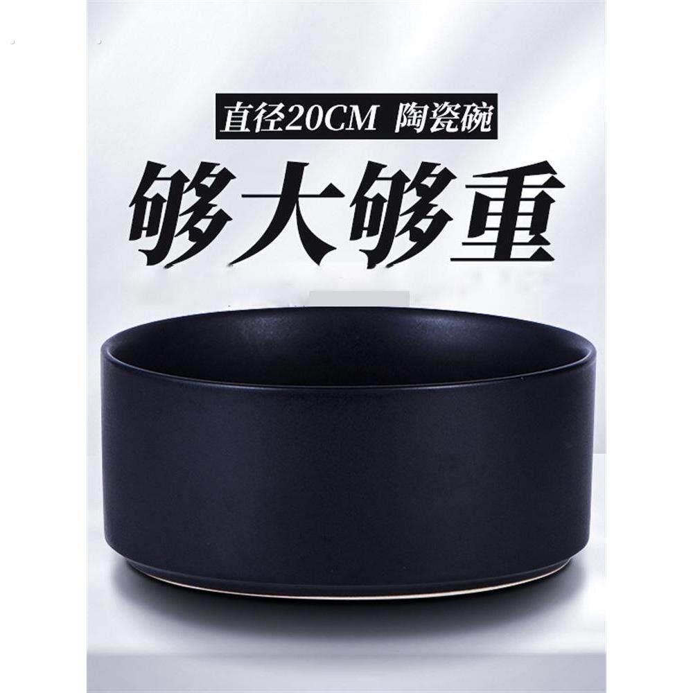 猫碗陶瓷狗碗黑色水碗黑色碗猫和狗碗狗碗食物碗宠物饮用水猫碗猫