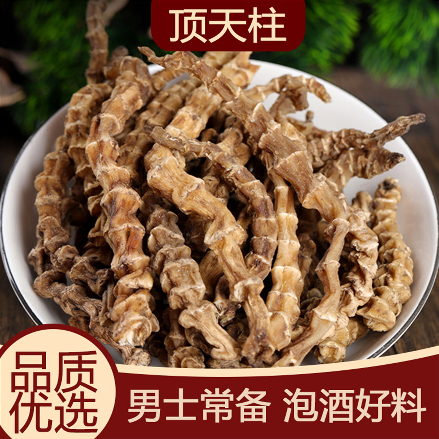 顶天柱野生材云南虫草参地