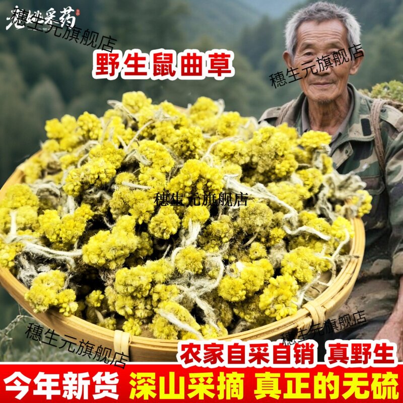 正宗晒干纯花多鼠曲草清明