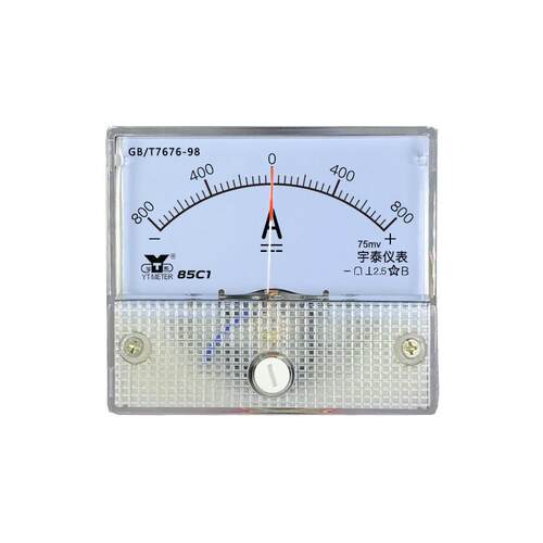 85c1正负电流表1a双向直流微安表50ua±毫安表30ma指针dc安培表