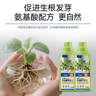 【净水生根】水培植物营养液氨基酸生根液通用水培富贵竹铜钱草碗