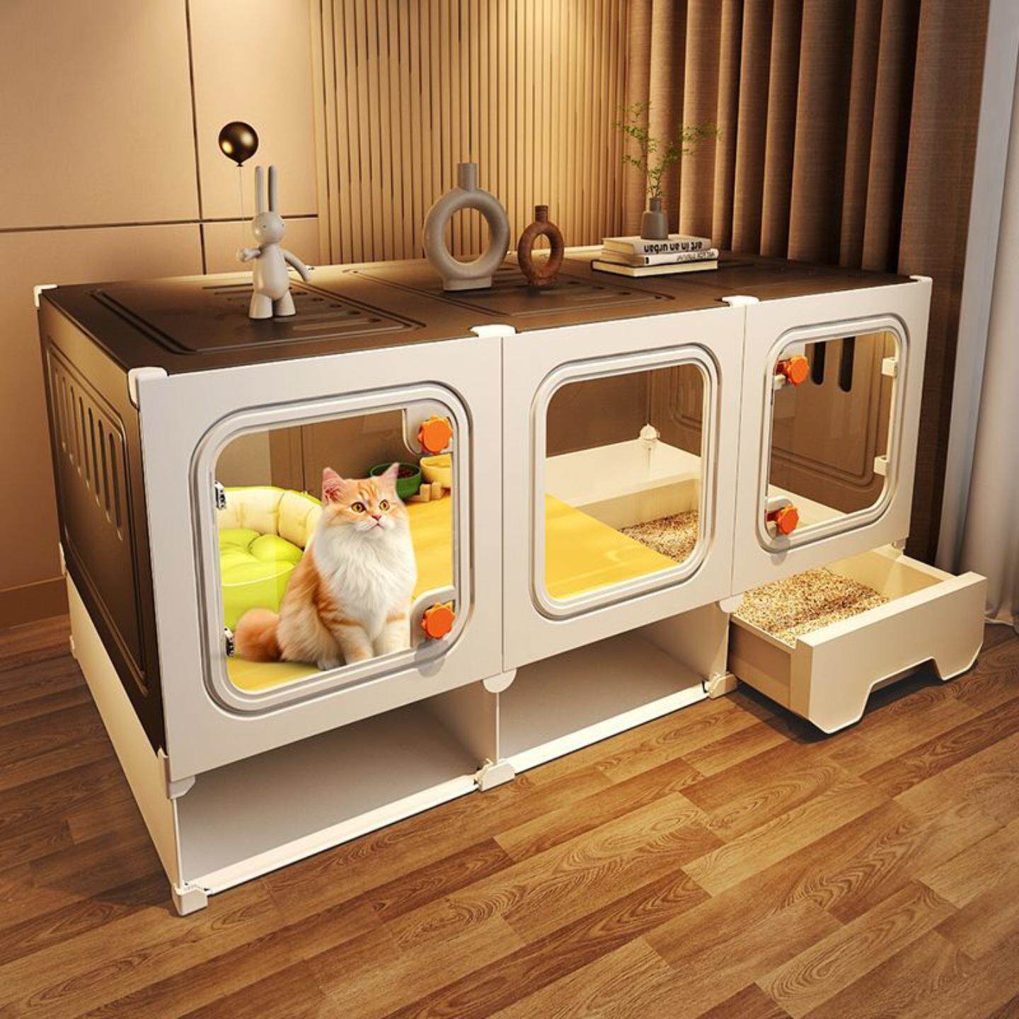 猫笼子带厕所一体一室厅卫超大