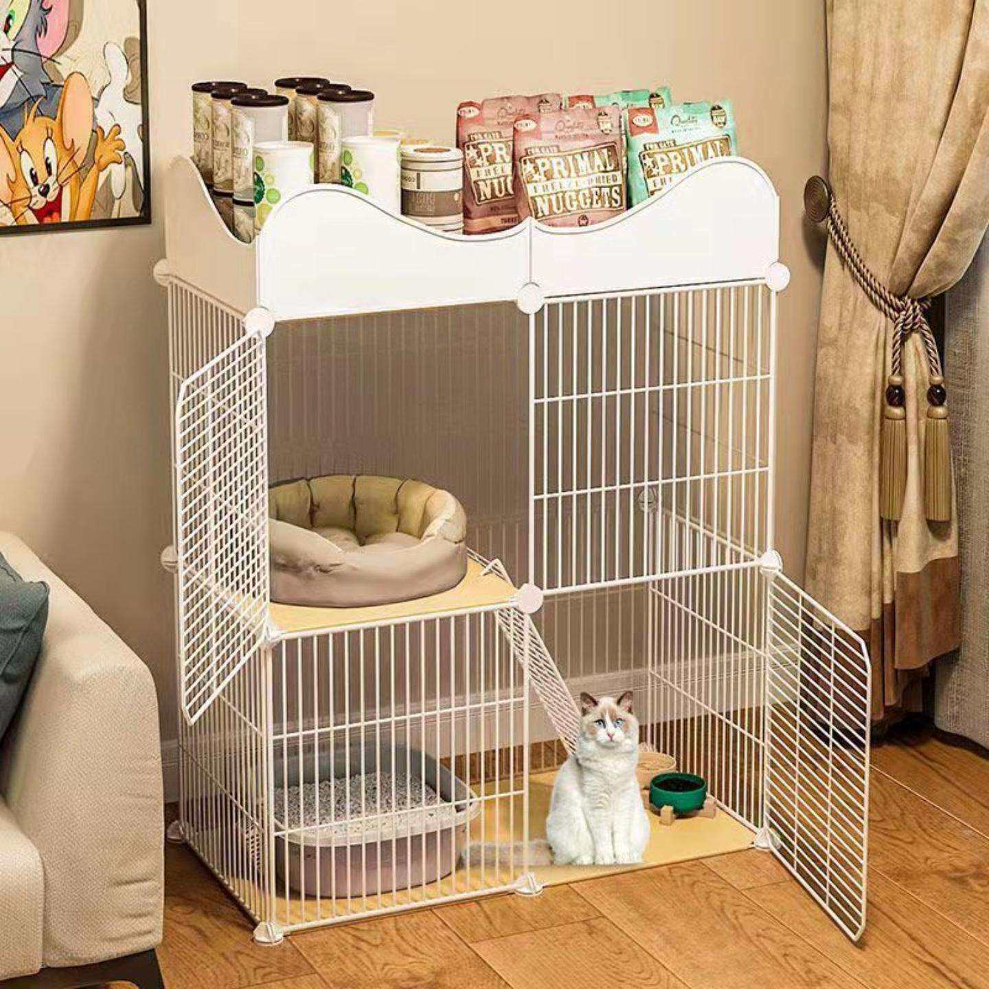 猫笼猫别墅清仓笼子家用室内猫舍