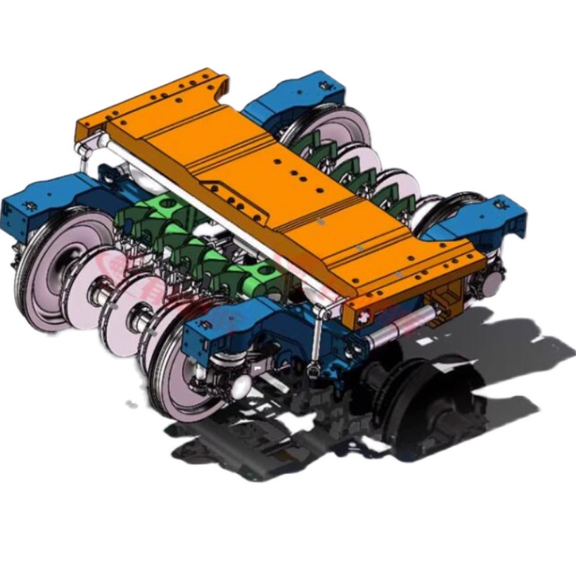 CRH3CRH380非动力拖车转向架SolidWorks16版可编辑三维SW模型