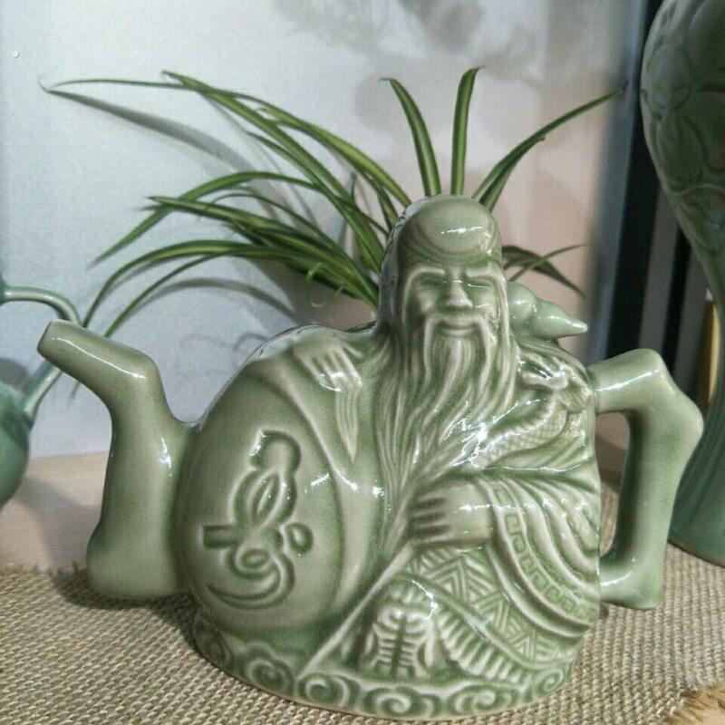 阴阳酒壶两心壶老式双流千杯不醉转心鸳鸯酒壶诸葛壶陶瓷古代机关