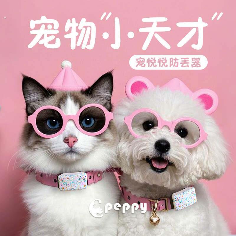 ?小狗宠物智能定位项圈猫狗通用防走丢找狗猫定位器