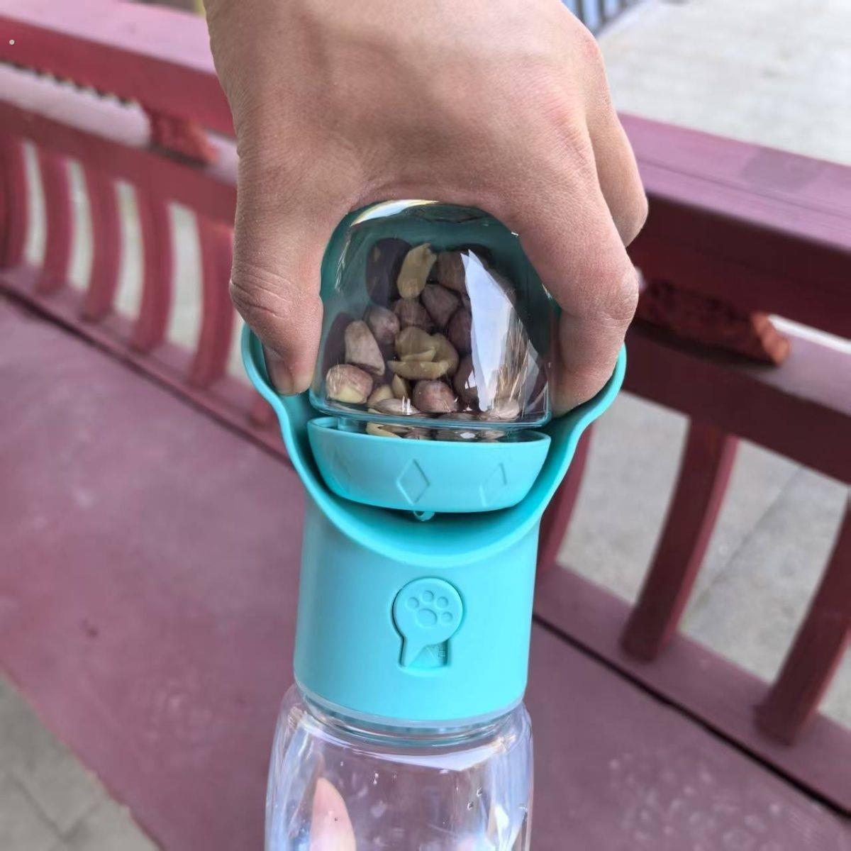 狗狗外出水杯户外折叠水壶瓶便携式猫宠物随行杯喝饮水器粮二合一