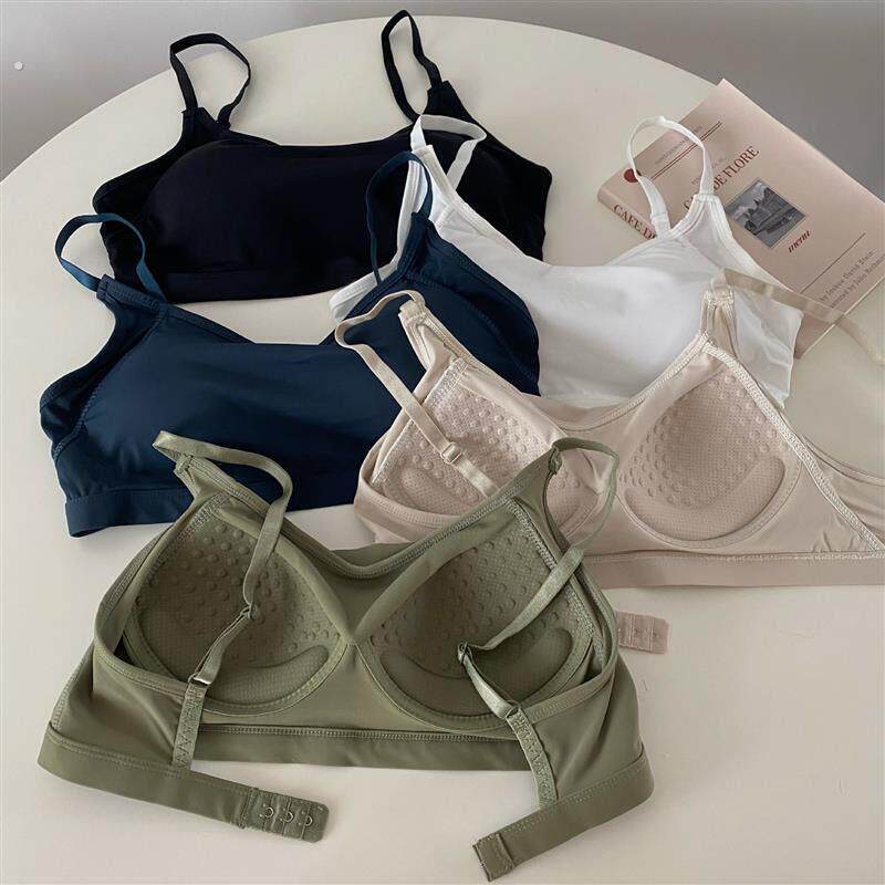 韩国潜水服女分体内衣游泳衣女无钢圈小胸聚拢速干背心泡温泉泳衣