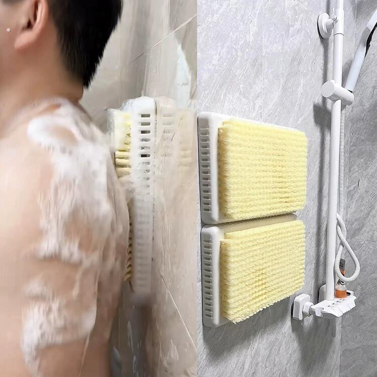 冲凉刷背懒人搓澡神器浴室吸盘贴墙防滑洗澡刷搓澡垫擦背刷按摩刷