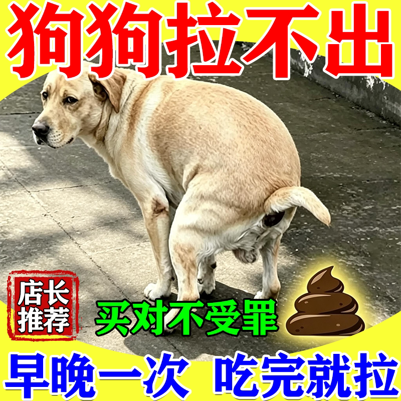 狗狗便秘排便困难调理肠胃呕吐腹泻润滑肠道猫狗便秘促排便益生菌