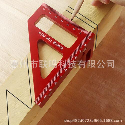 甄选Multi angle measuring ruler 刻度尺多功能尺三角尺精度画线