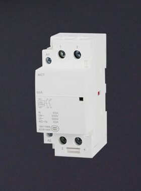甄选小型家用接触器KCT-25模数化家用1/2/3/4P小型低压家用交流接