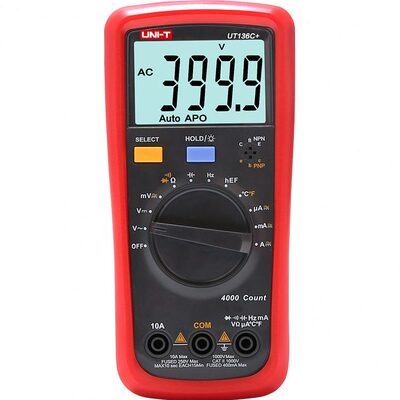 甄选优利德掌上型自动量程万用表UT136B+ UT136C+ UT39C+ UT39E
