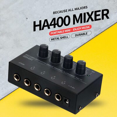 甄选HA400 4路监听耳机放大器 Headphone Amplifier耳放