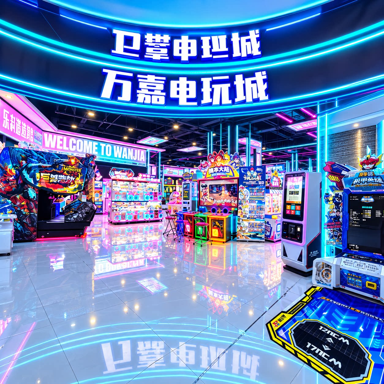 万嘉游乐场云南昭通店特惠游戏币门票无需预约官方秒发到店即用