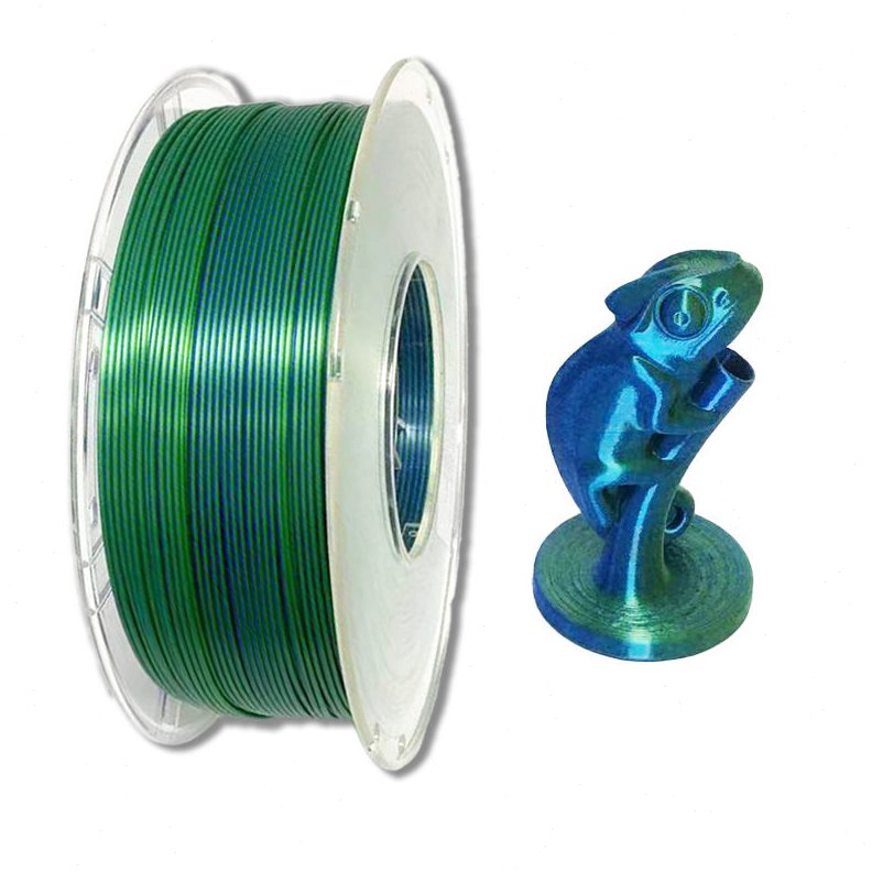 甄选品锐PINRUI 3d打印耗材 丝绸PLA 丝绸双色三色耗材3D打印线材