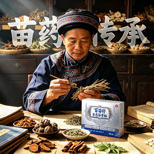 【百苗舒圣愈筋骨贴】远红外理疗贴 古方传承 匠心配比舒适贴敷A4