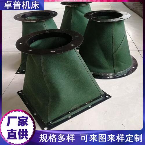 甄选风机软连接厂家除尘排烟软连接通风耐压伸缩帆布风管伸缩节硅