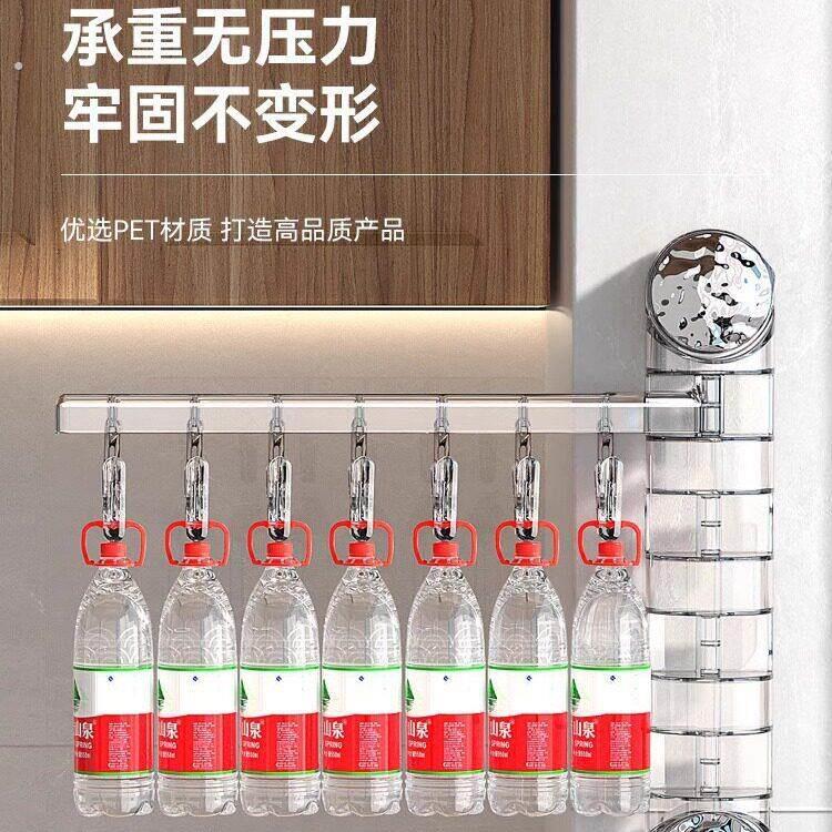 家用吸盘折叠晾衣架毛巾架阳台室内晒袜子神器免打孔多夹子晾晒架