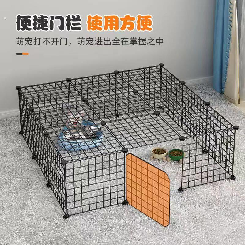 宠物围栏狗栅栏室内挡拦狗狗猫咪门栏栅笼铁网围栏防越狱隔离门网