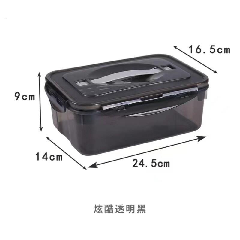 塑料功夫茶具套装工地茶盘便携一壶三杯茶旅行茶盘车载茶盘收纳盒