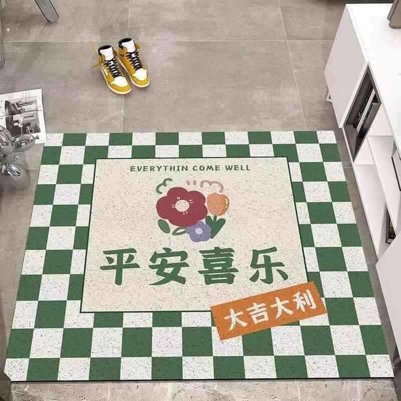 加厚丝圈大面积脚垫客厅防滑垫子垫地垫地毯门进门厕所防水入户门