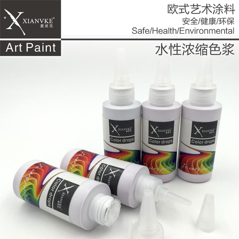 夏诺克水性环保涂料色浆通用色浆浓缩色浆艺术漆色浆硅藻泥色浆