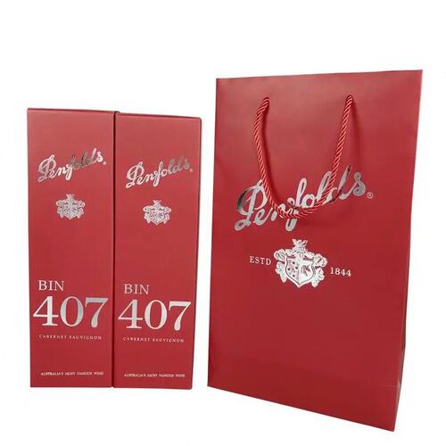 甄选红酒葡萄酒奔富礼盒407通用双纸盒皮盒包装盒707礼袋礼盒389