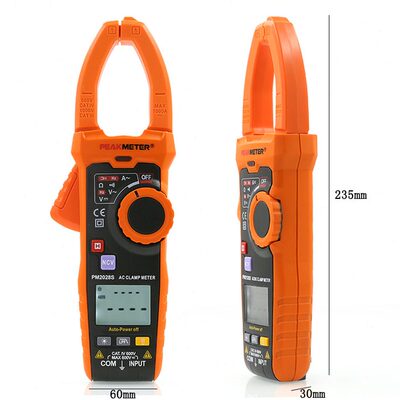 甄选华谊PM2128S万用表精度数字智能钳形表1000A交直流钳型PM2028