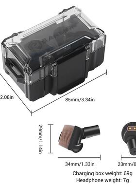 甄选EARMOR M20新品M20可充电便携式电子拾音降噪耳塞听力保护 入