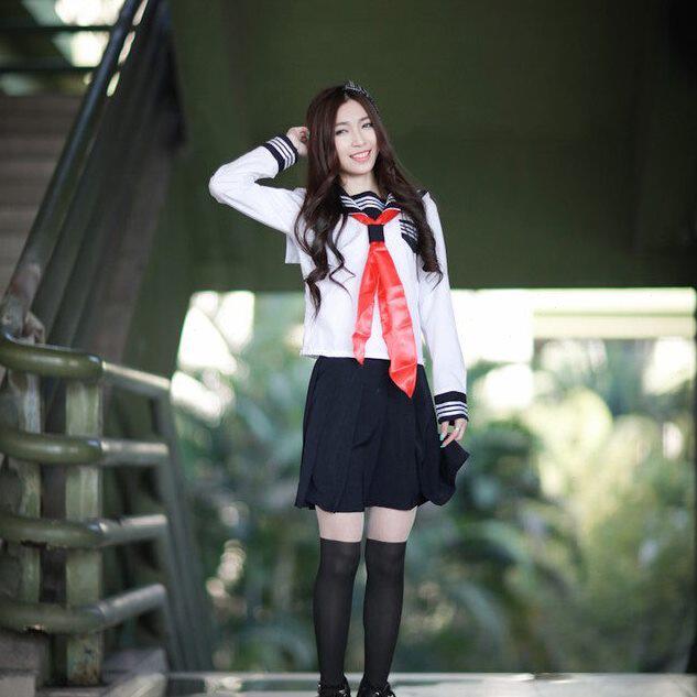 甄选日本地狱少女cos jk水手服日韩校服套装英伦学院派制服女生班