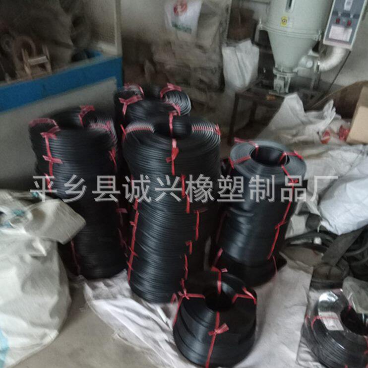 甄选实心圆型橡胶密封条 橡胶绳 锅炉口丁青胶密封条2.5-32mm