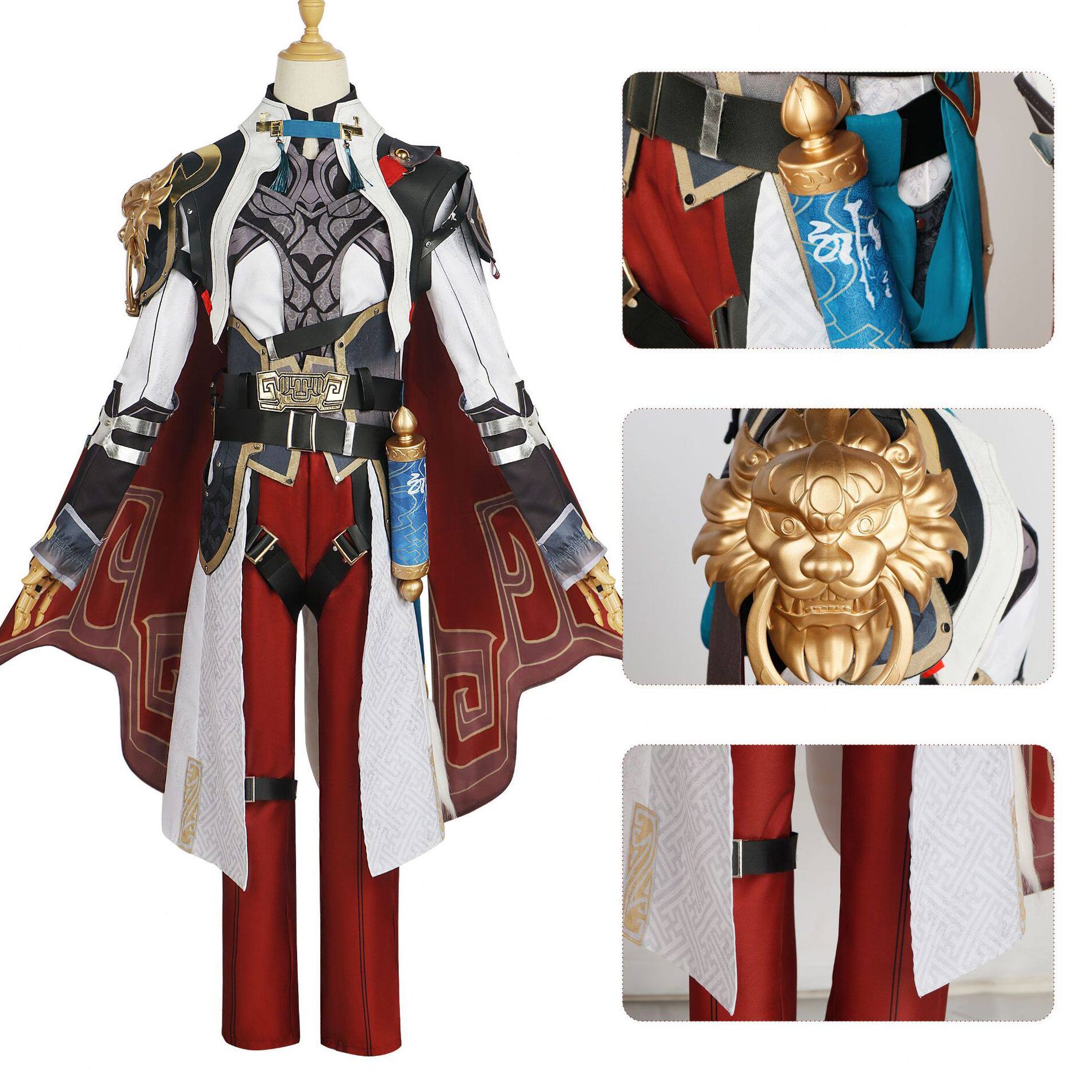 甄选北水商贸景元cos服崩坏星穹铁道游戏扮演服套装景元万圣节cos图片