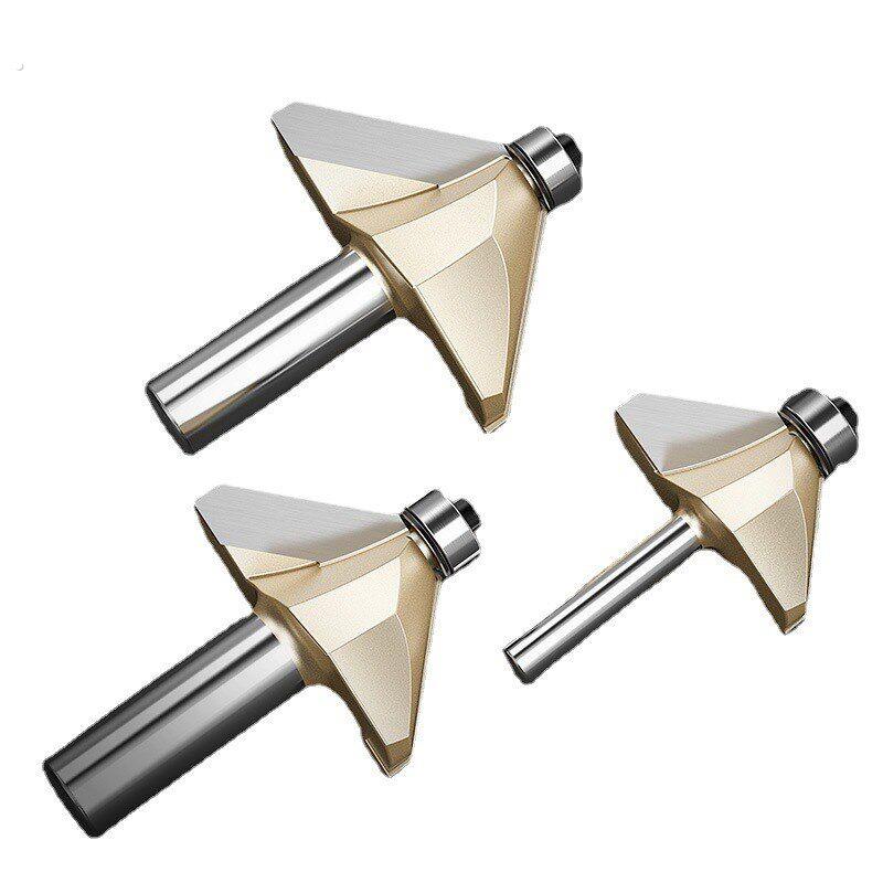 1/2柄木工4(45°)斜角 带轴承1/4修边 木工具锣