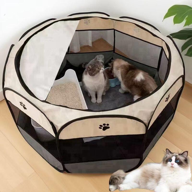 猫咪产房窝怀孕待产繁殖封闭式帐篷生育猫笼家用室内可折叠坐月子