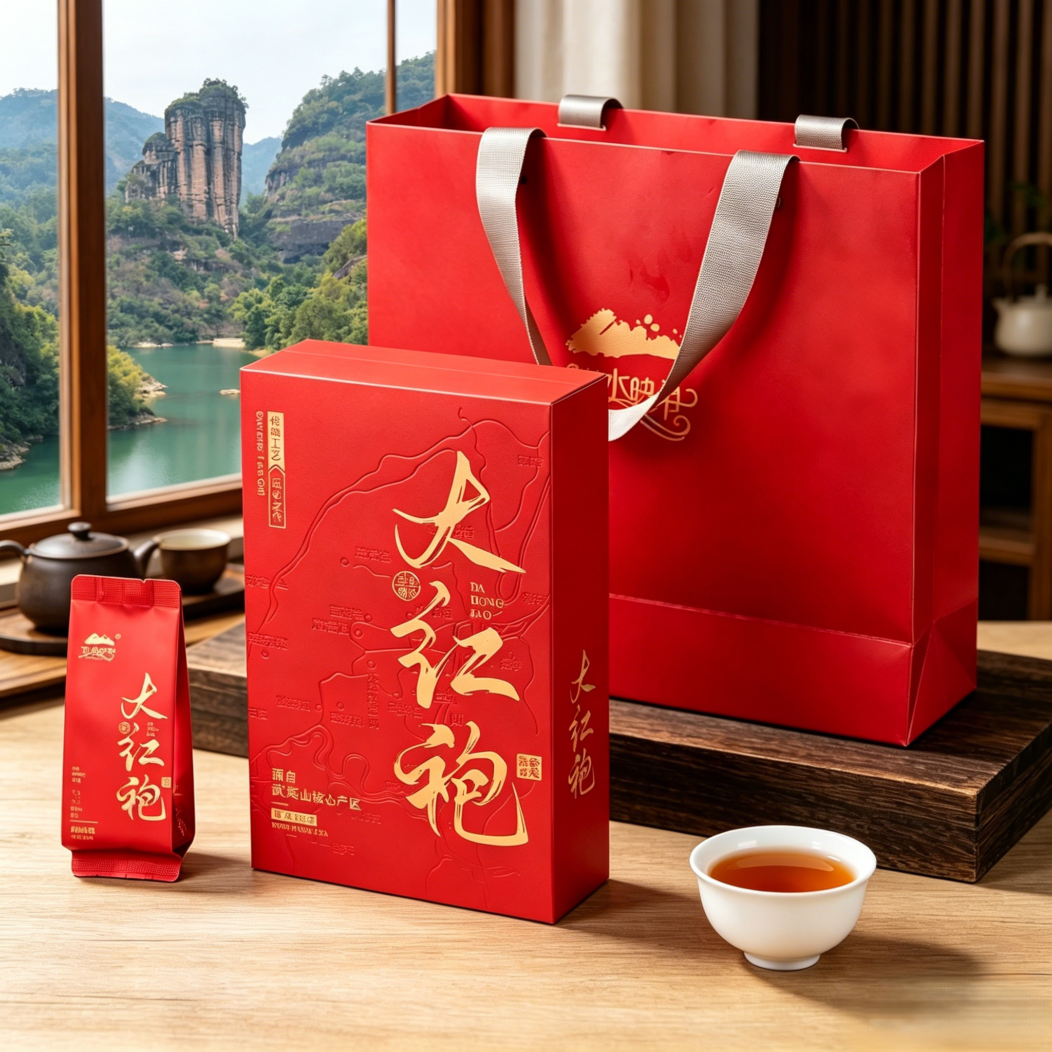 武夷山岩茶大红袍茶叶自己喝2026新款乌龙肉桂水仙礼盒装冷泡茶叶