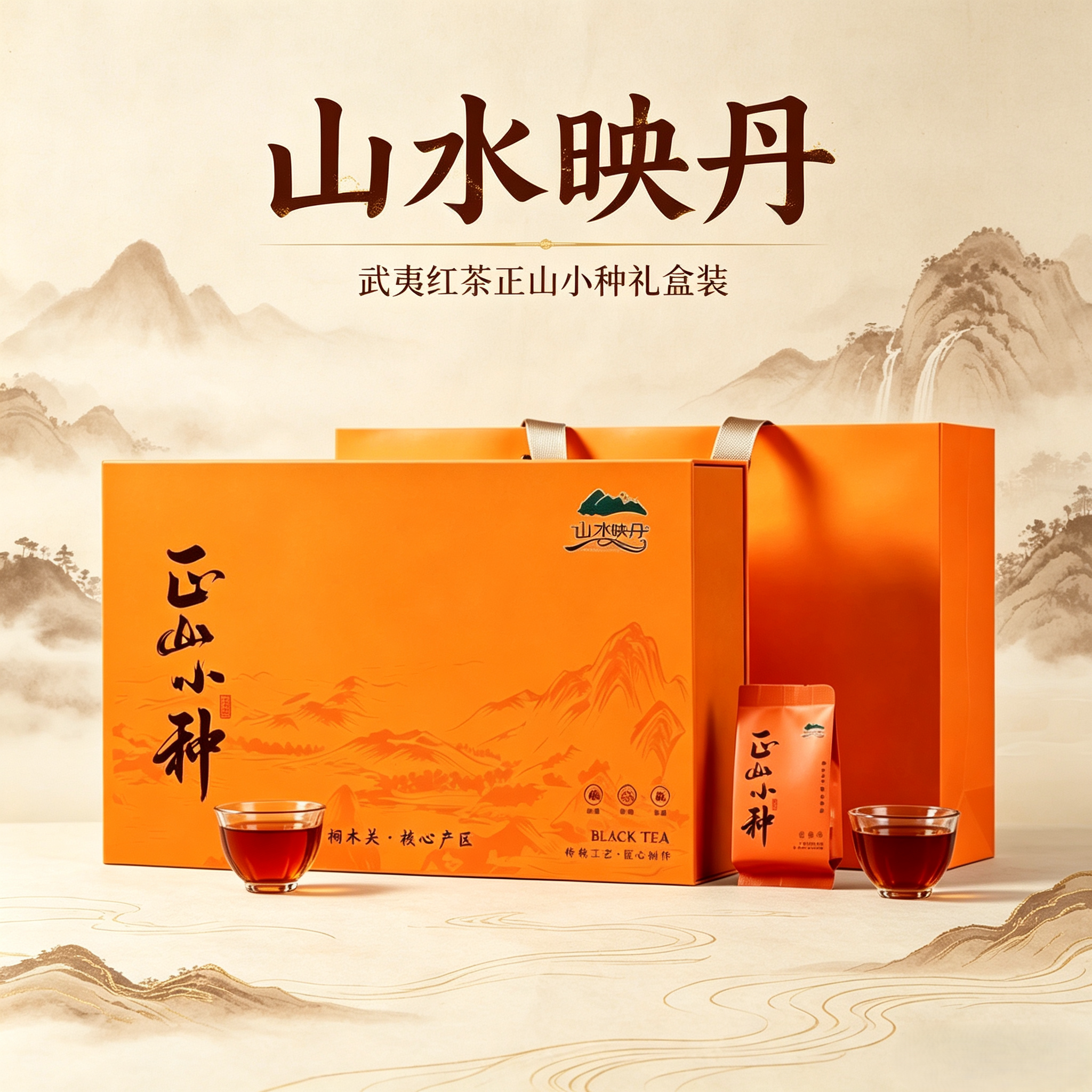 正山小种红茶茶叶官方旗舰店正品图片