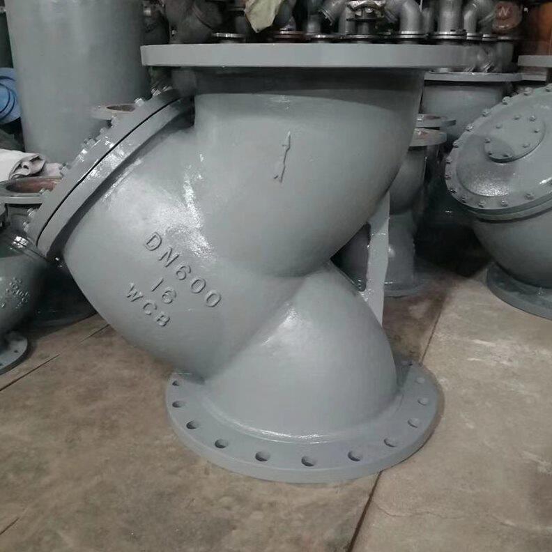 甄选304不锈钢法兰y型过滤器GL41WH管道焊接过滤器阀门美标SY4P全