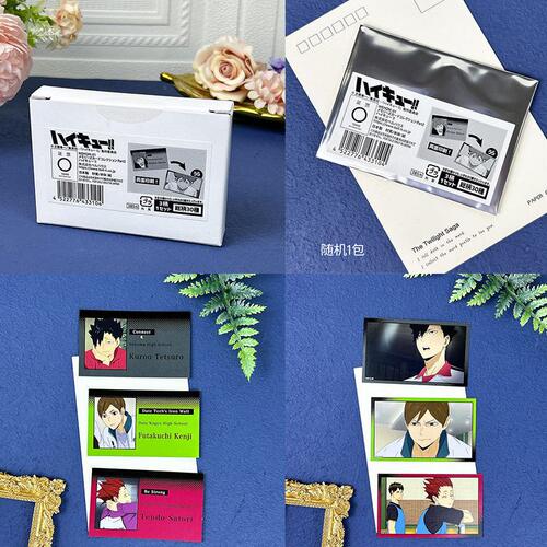 甄选日本正版 BH 排球少年 TV场面写 双面名刺票据风卡片 周边谷