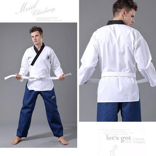 甄选跆拳道品势服跆拳道服成人儿童跆拳道表演服品势服训练服教练