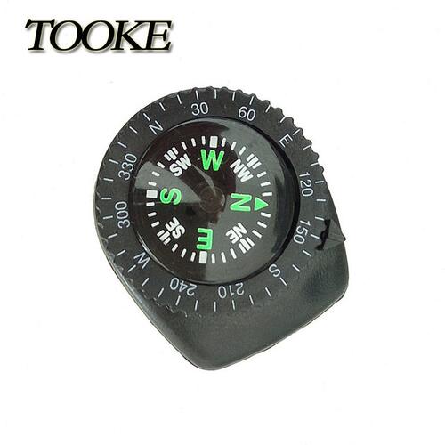 甄选TOOKE 潜水电脑表通用指北针戶外迷你指南针表扣