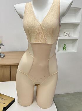 甄选囚心计后脱式深V8089瘦身衣花漾年华蕾丝托胸提臀美体塑身衣