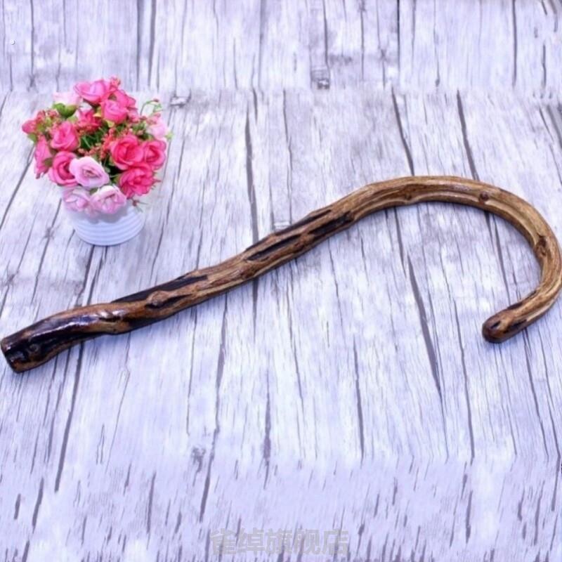 勾背藤条按摩棒手持式懒人捶背神器藤条拍打棒藤勾颈椎按摩器肩膀