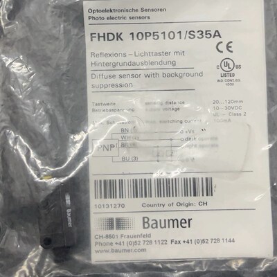 Baumer堡盟传感器FHDK 10P5101/S35A全新原装现货