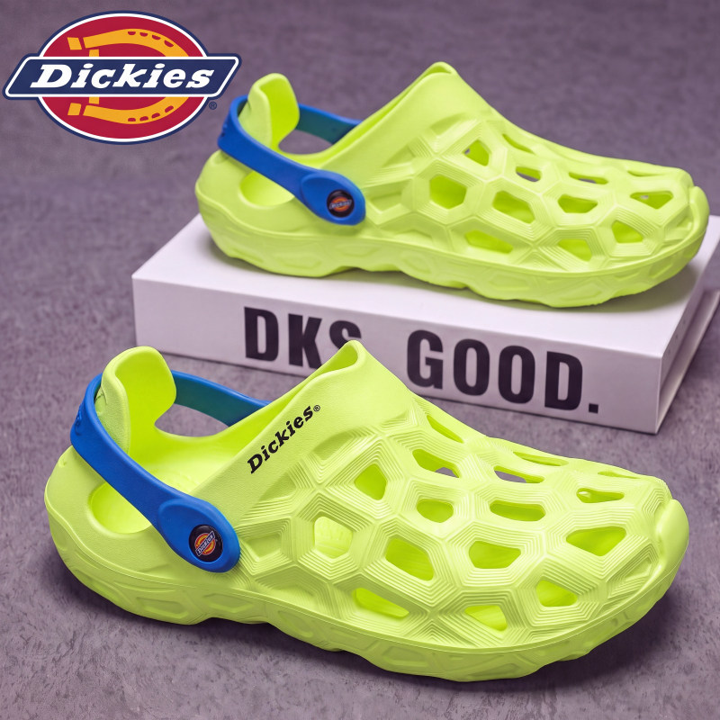 Dickies溯溪洞洞鞋男2026新款夏季外穿防滑包头拖鞋男士沙滩凉鞋